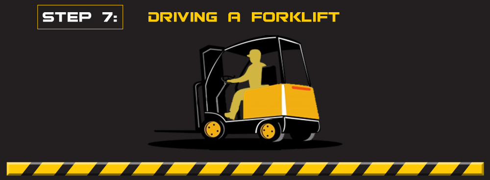 driving a forklift