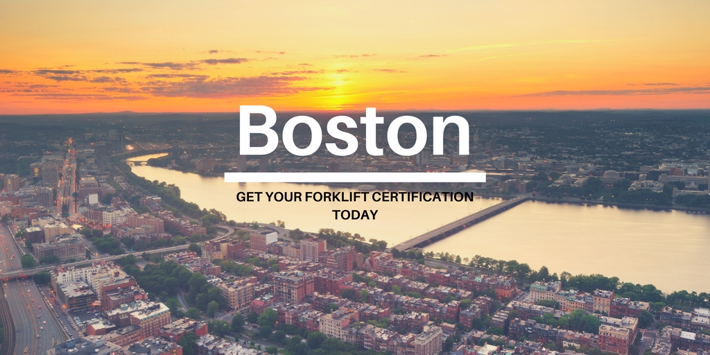 Boston Forklift Certification, a Forklift Operator in Boston!