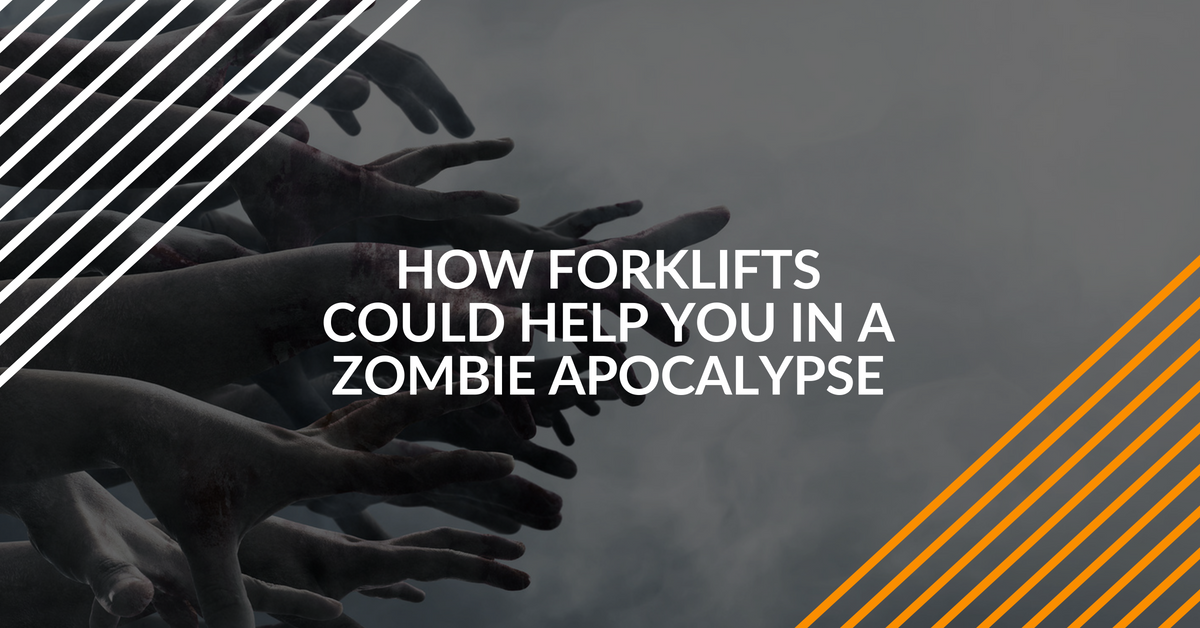 use forklifts to survive a zombie apocalypse