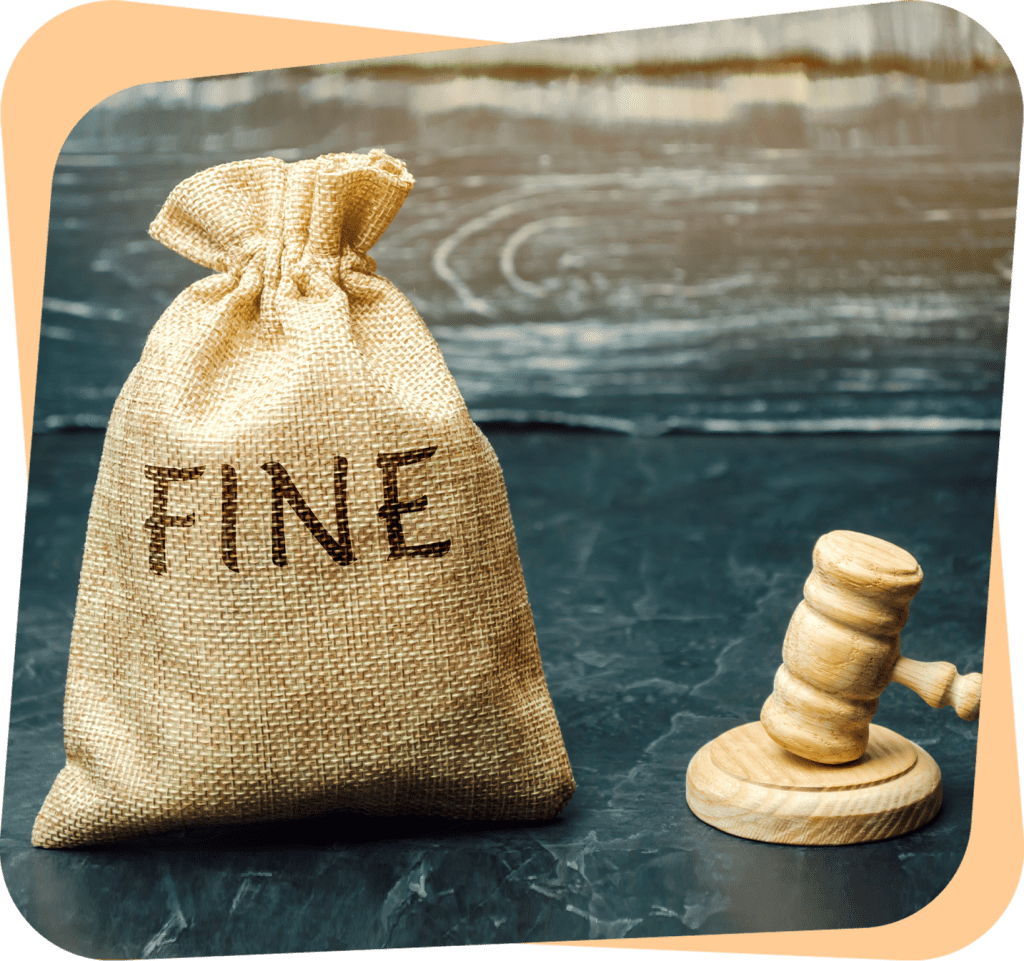 a wooden mallet next to a bag of fine.