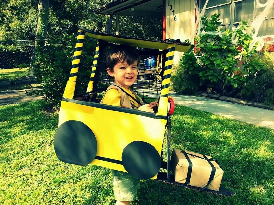 forklift costume Halloween for kids