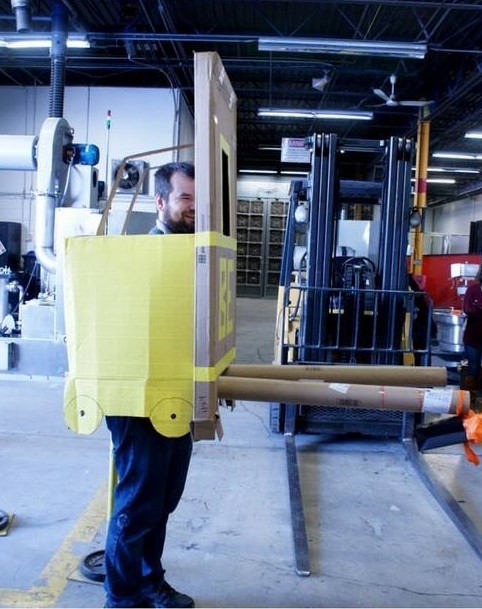 forklift halloween costume