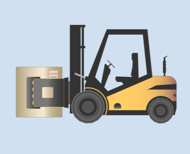 paper roll forklift clamp
